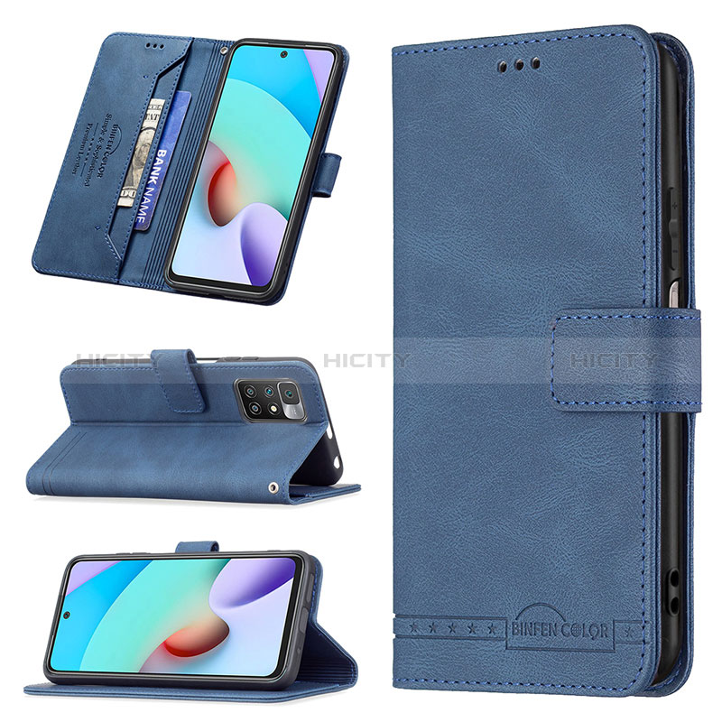 Coque Portefeuille Livre Cuir Etui Clapet B05F pour Xiaomi Redmi 10 4G Plus