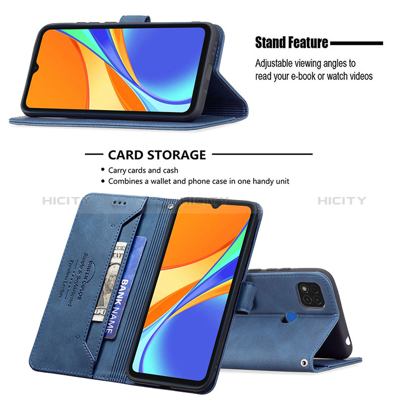 Coque Portefeuille Livre Cuir Etui Clapet B05F pour Xiaomi Redmi 9 Activ Plus