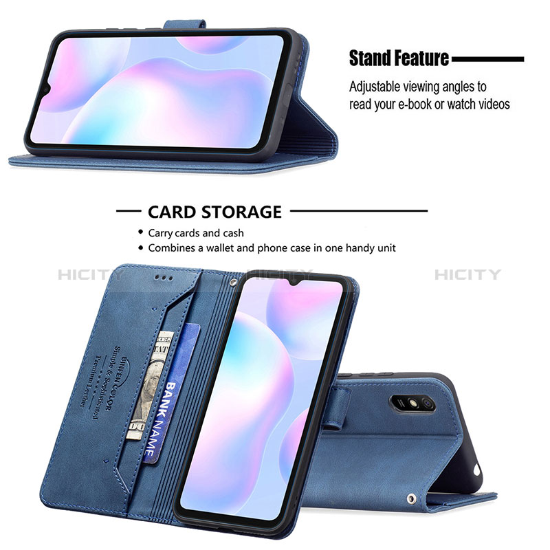 Coque Portefeuille Livre Cuir Etui Clapet B05F pour Xiaomi Redmi 9A Plus