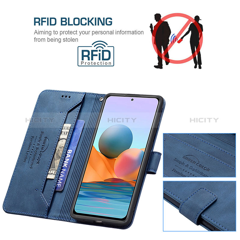 Coque Portefeuille Livre Cuir Etui Clapet B05F pour Xiaomi Redmi Note 10 Pro Max Plus