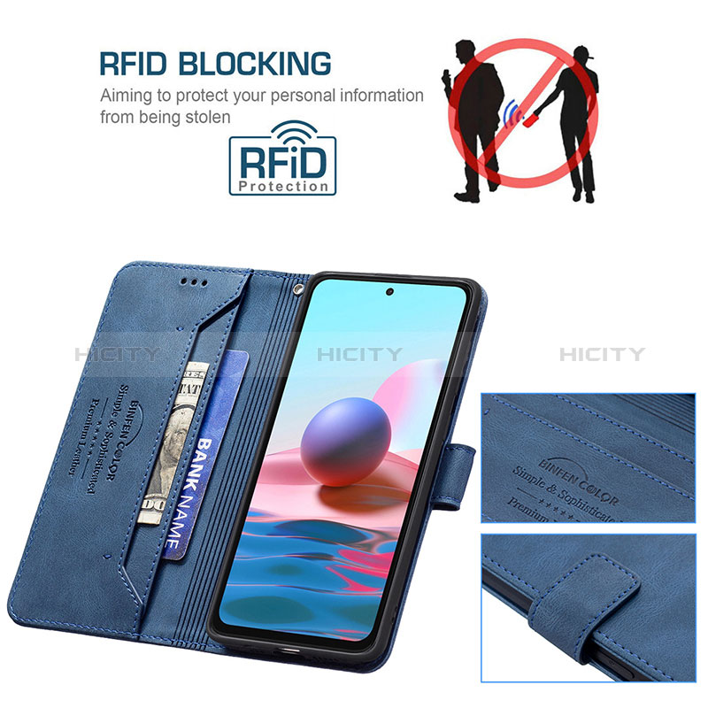 Coque Portefeuille Livre Cuir Etui Clapet B05F pour Xiaomi Redmi Note 10S 4G Plus