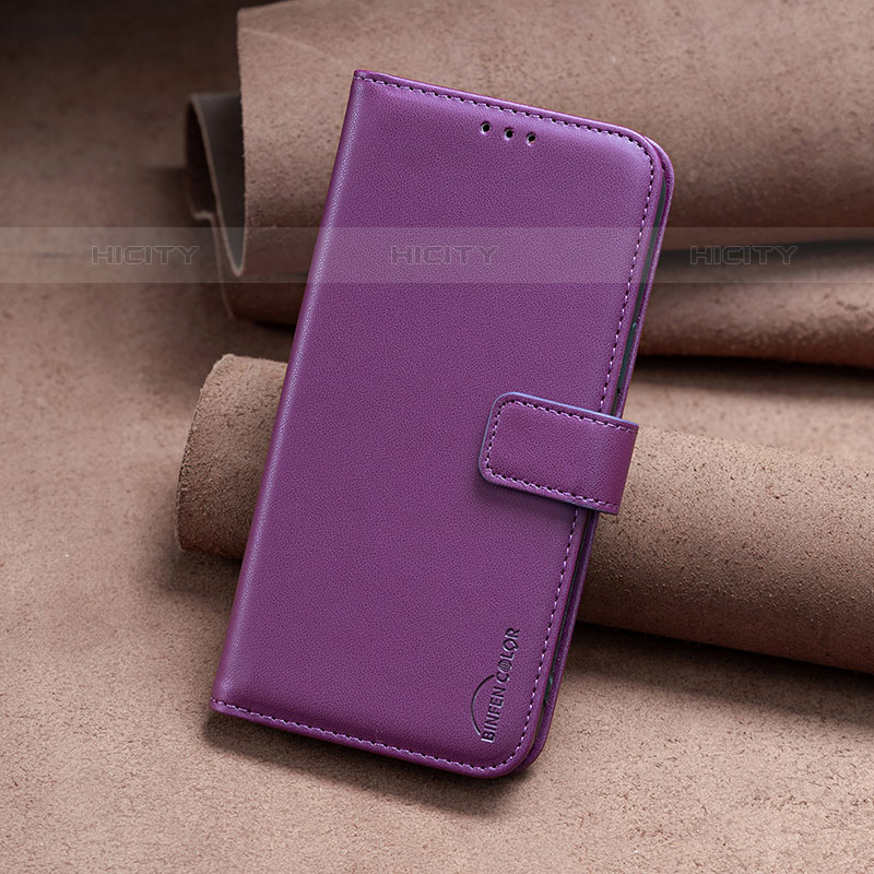 Coque Portefeuille Livre Cuir Etui Clapet B06F pour Google Pixel 7 5G Violet Plus