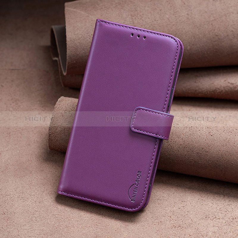 Coque Portefeuille Livre Cuir Etui Clapet B06F pour Google Pixel 7 Pro 5G Violet Plus