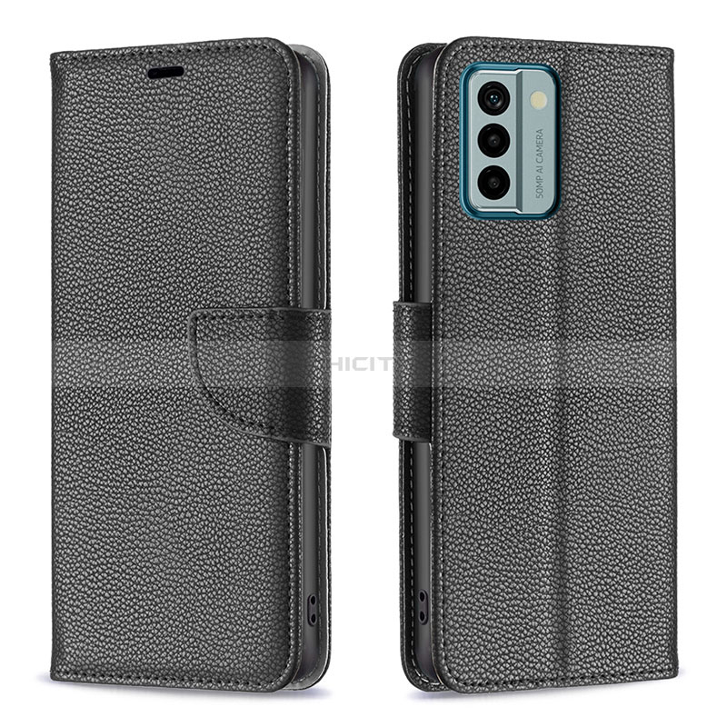 Coque Portefeuille Livre Cuir Etui Clapet B06F pour Nokia G22 Noir Plus