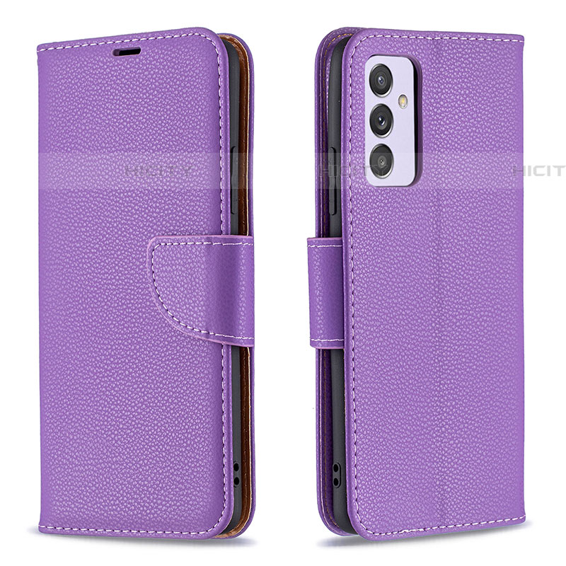 Coque Portefeuille Livre Cuir Etui Clapet B06F pour Samsung Galaxy A24 4G Violet Plus