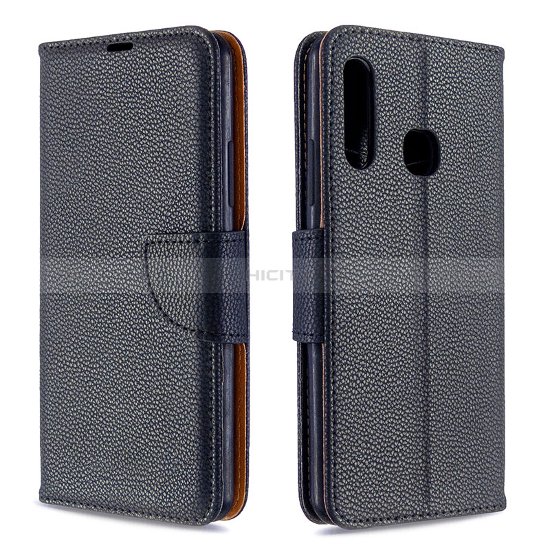 Coque Portefeuille Livre Cuir Etui Clapet B06F pour Samsung Galaxy A70E Noir Plus