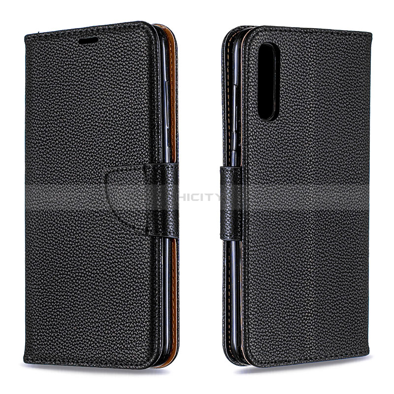 Coque Portefeuille Livre Cuir Etui Clapet B06F pour Samsung Galaxy A70S Noir Plus