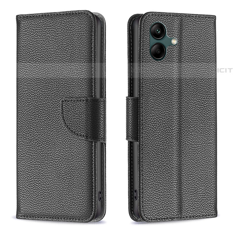 Coque Portefeuille Livre Cuir Etui Clapet B06F pour Samsung Galaxy F04 Noir Plus