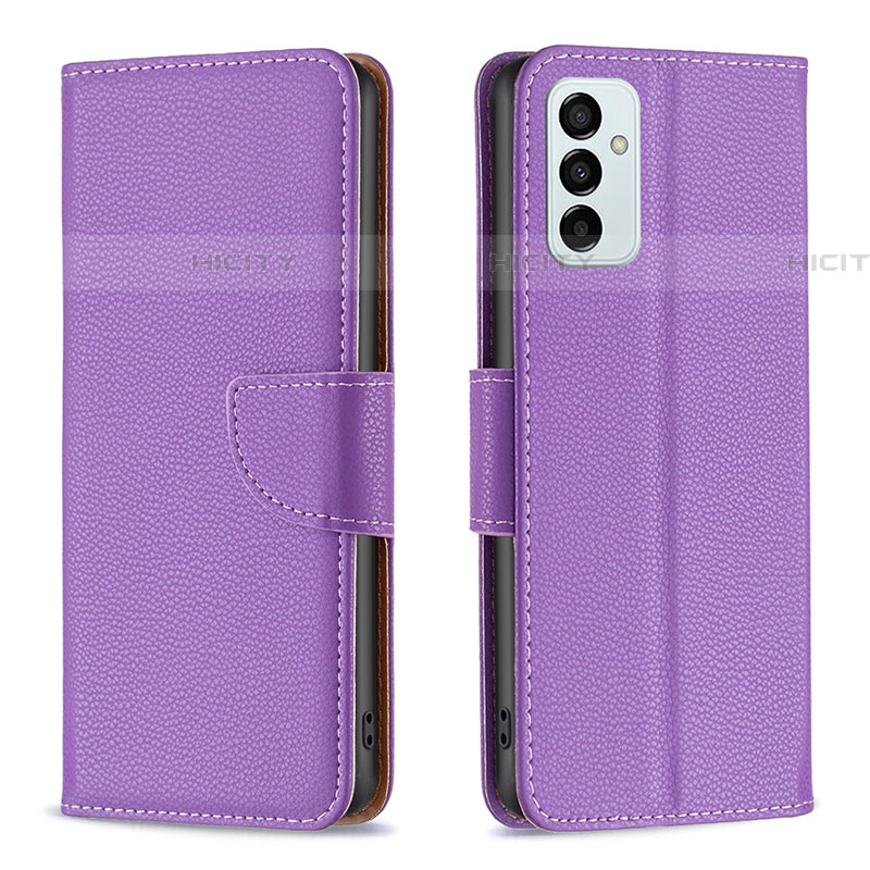 Coque Portefeuille Livre Cuir Etui Clapet B06F pour Samsung Galaxy F23 5G Violet Plus