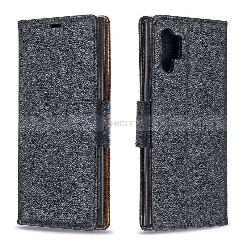 Coque Portefeuille Livre Cuir Etui Clapet B06F pour Samsung Galaxy Note 10 Plus 5G Noir Plus