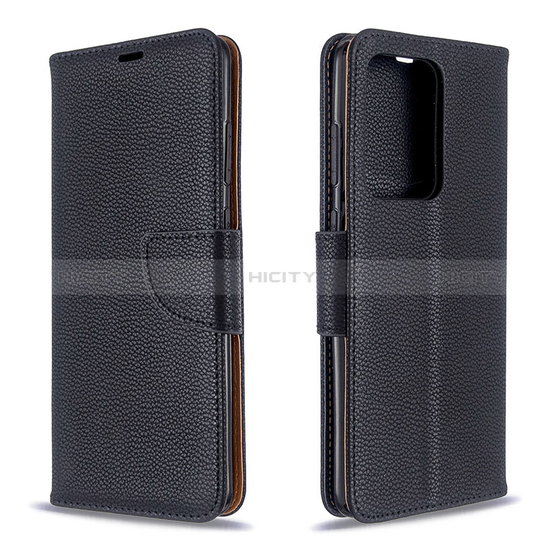 Coque Portefeuille Livre Cuir Etui Clapet B06F pour Samsung Galaxy S20 Plus 5G Noir Plus