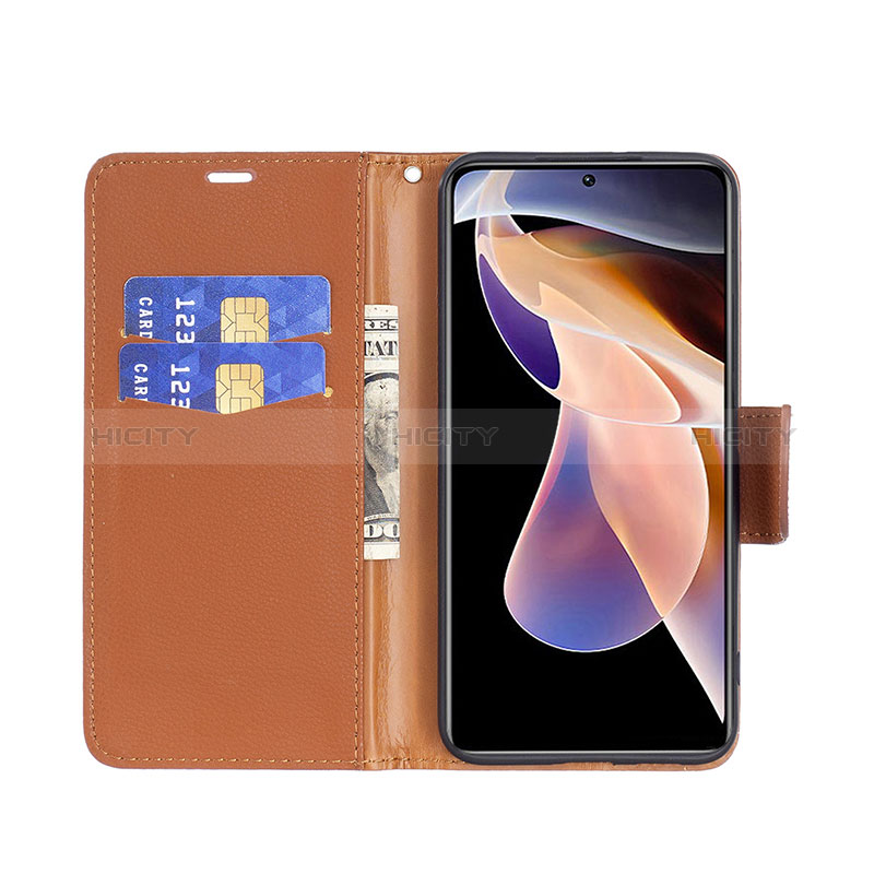 Coque Portefeuille Livre Cuir Etui Clapet B06F pour Xiaomi Mi 11i 5G (2022) Plus