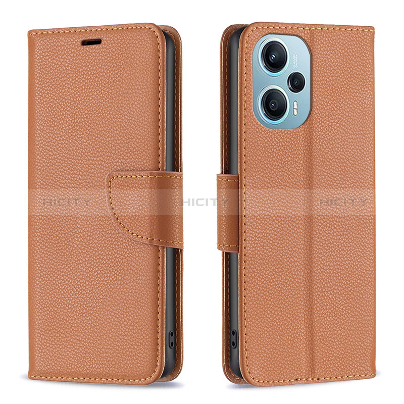 Coque Portefeuille Livre Cuir Etui Clapet B06F pour Xiaomi Poco F5 5G Plus