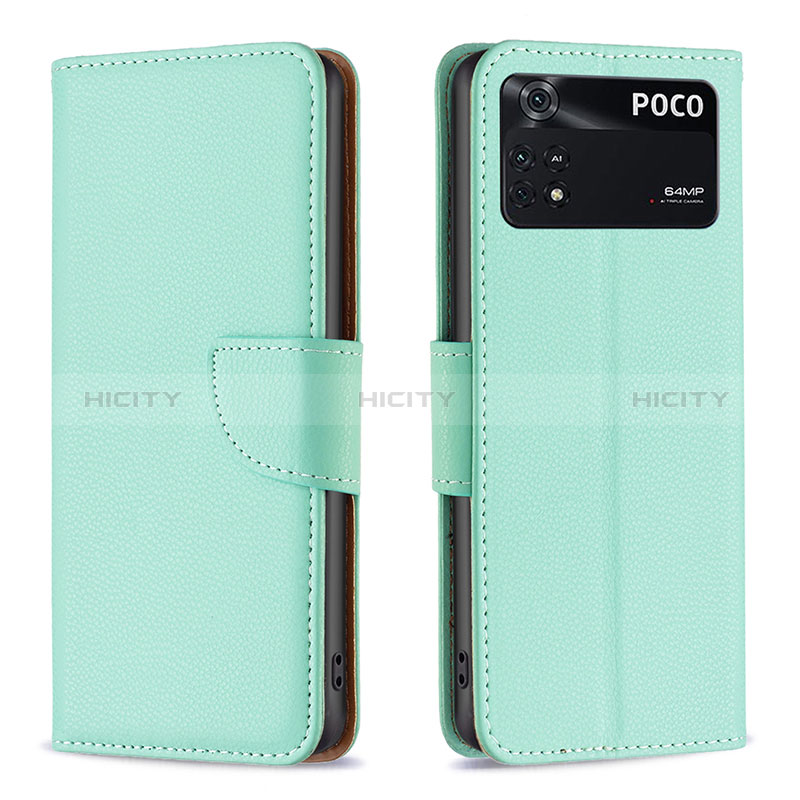 Coque Portefeuille Livre Cuir Etui Clapet B06F pour Xiaomi Poco M4 Pro 4G Plus