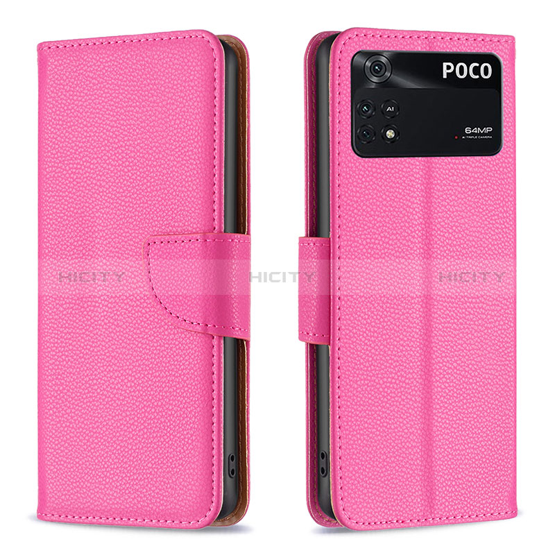 Coque Portefeuille Livre Cuir Etui Clapet B06F pour Xiaomi Poco M4 Pro 4G Plus