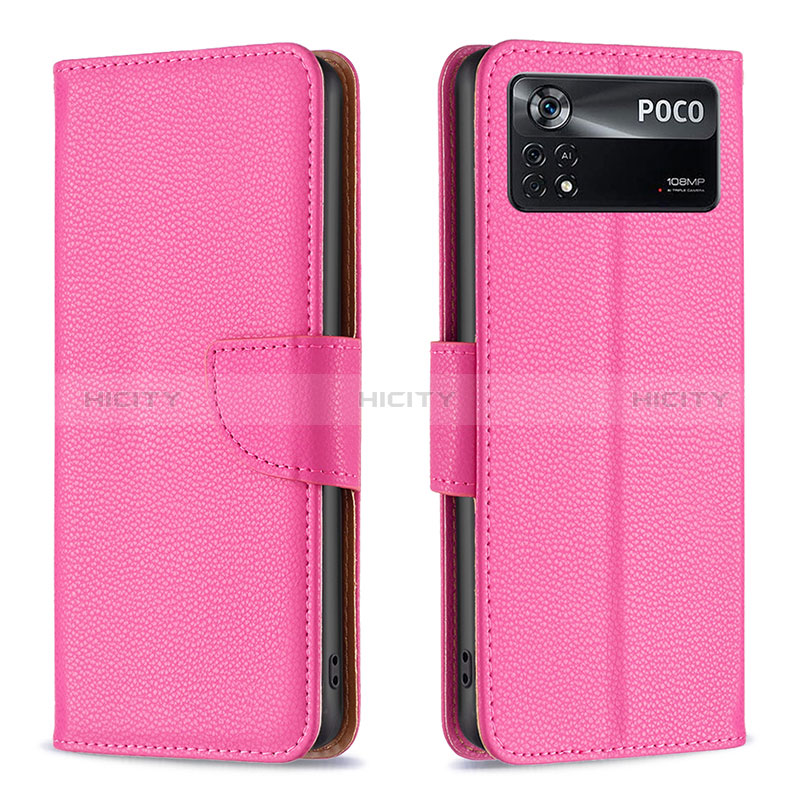 Coque Portefeuille Livre Cuir Etui Clapet B06F pour Xiaomi Poco X4 Pro 5G Plus