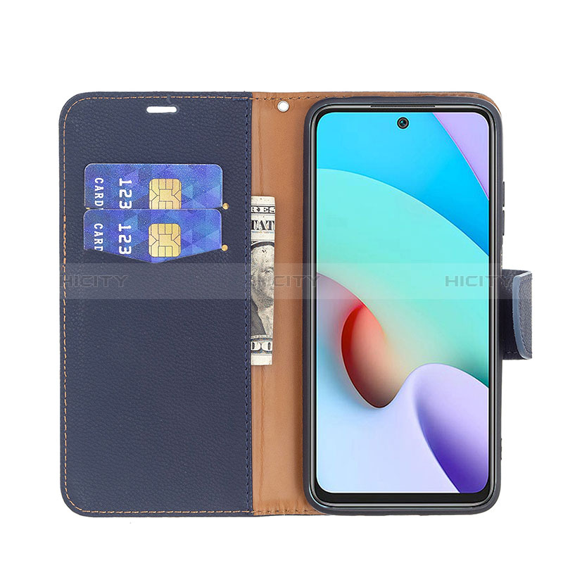 Coque Portefeuille Livre Cuir Etui Clapet B06F pour Xiaomi Redmi 10 (2022) Plus