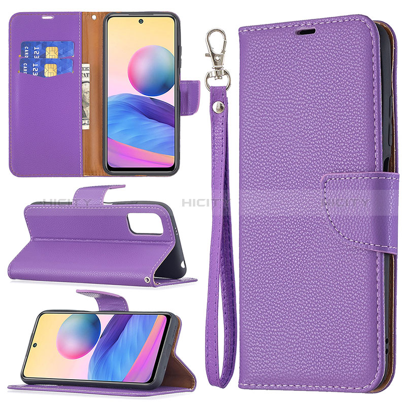 Coque Portefeuille Livre Cuir Etui Clapet B06F pour Xiaomi Redmi Note 10T 5G Plus