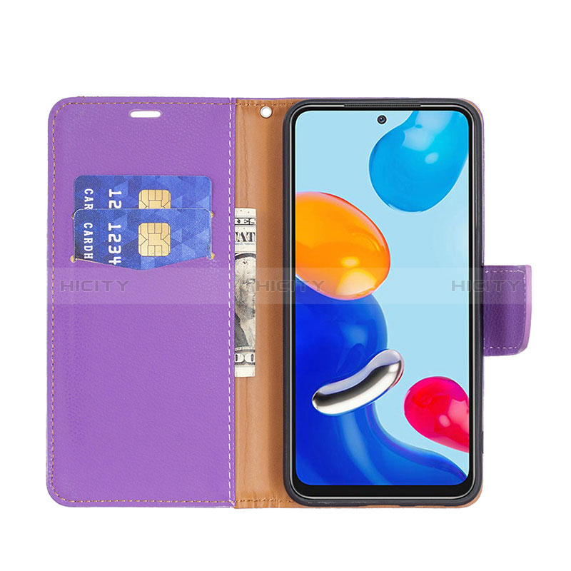 Coque Portefeuille Livre Cuir Etui Clapet B06F pour Xiaomi Redmi Note 11 4G (2022) Plus