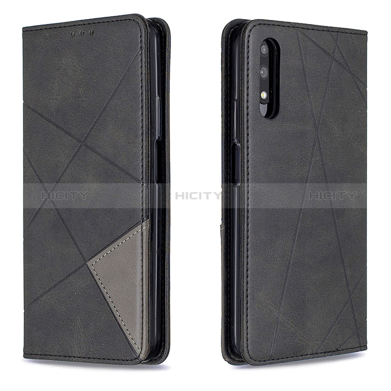 Coque Portefeuille Livre Cuir Etui Clapet B07F pour Huawei Y9 Prime (2019) Noir Plus