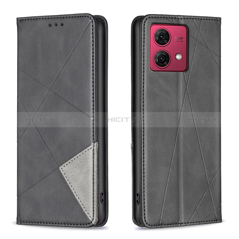 Coque Portefeuille Livre Cuir Etui Clapet B07F pour Motorola Moto G84 5G Noir Plus