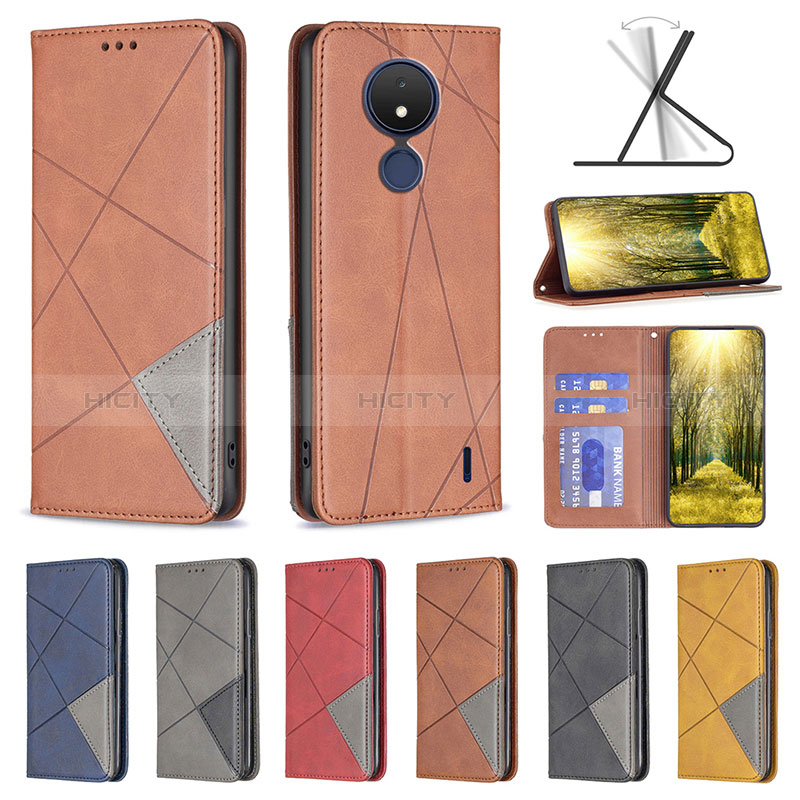 Coque Portefeuille Livre Cuir Etui Clapet B07F pour Nokia C21 Plus