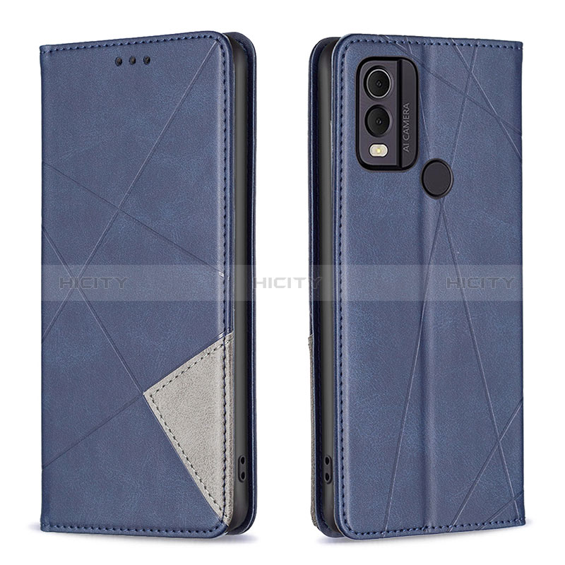 Coque Portefeuille Livre Cuir Etui Clapet B07F pour Nokia C22 Bleu Plus