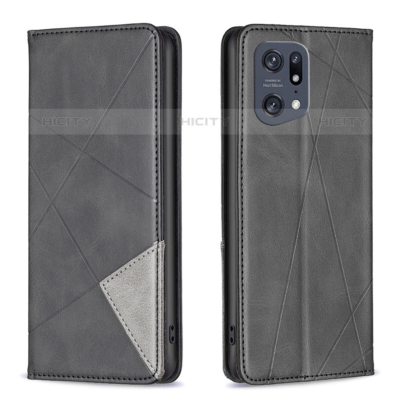 Coque Portefeuille Livre Cuir Etui Clapet B07F pour Oppo Find X5 Pro 5G Plus