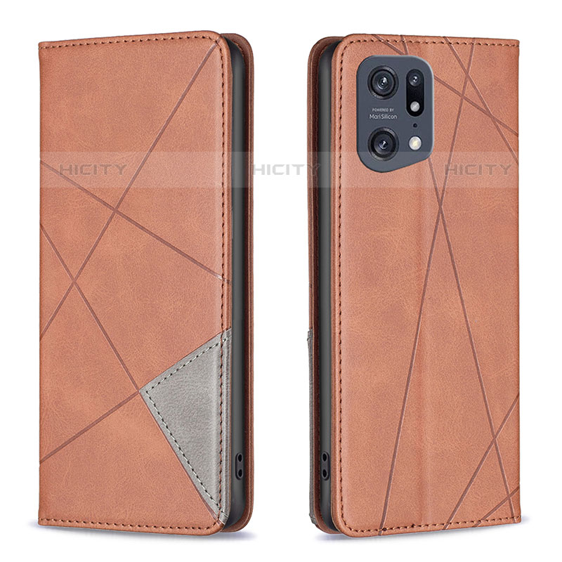 Coque Portefeuille Livre Cuir Etui Clapet B07F pour Oppo Find X5 Pro 5G Plus