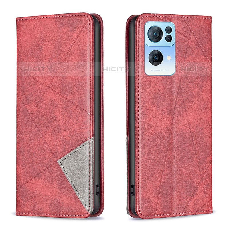 Coque Portefeuille Livre Cuir Etui Clapet B07F pour Oppo Reno7 Pro 5G Plus