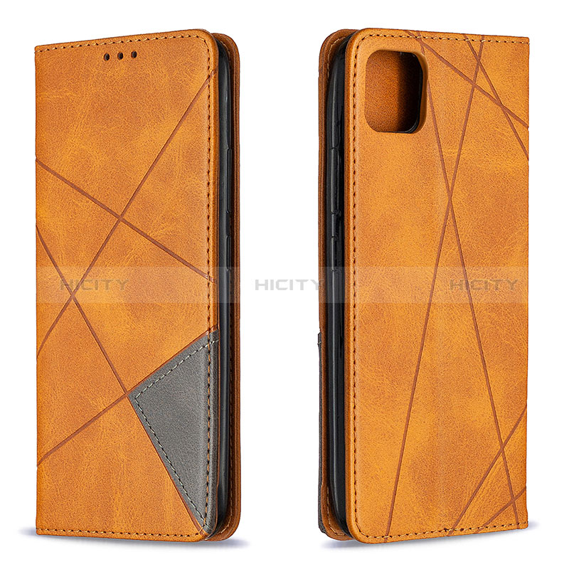 Coque Portefeuille Livre Cuir Etui Clapet B07F pour Realme C11 (2021) Brun Clair Plus