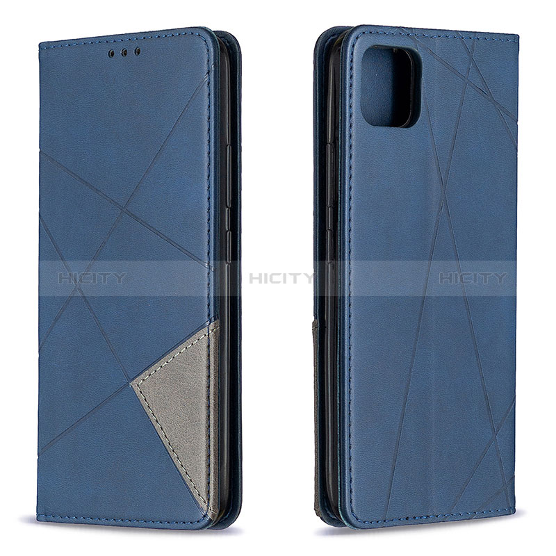 Coque Portefeuille Livre Cuir Etui Clapet B07F pour Realme C20 Bleu Plus