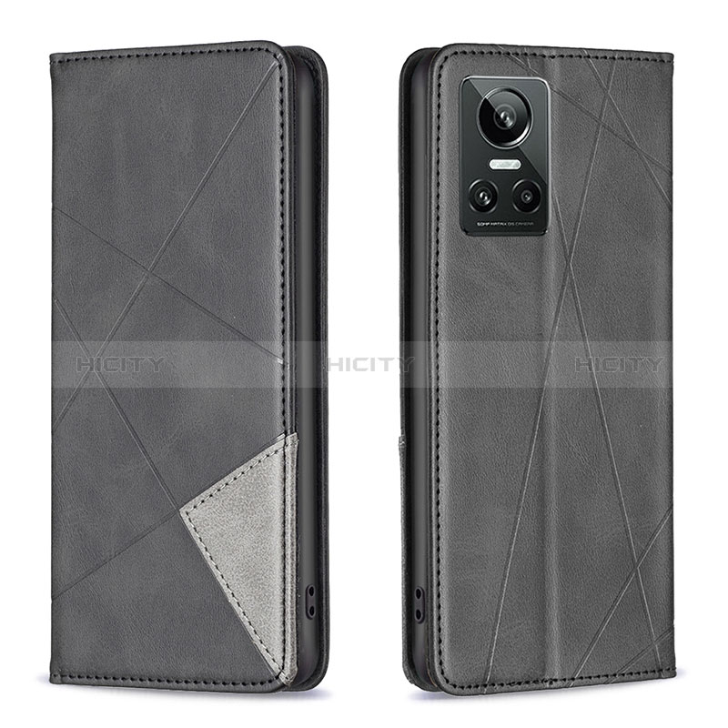 Coque Portefeuille Livre Cuir Etui Clapet B07F pour Realme GT Neo3 5G Noir Plus