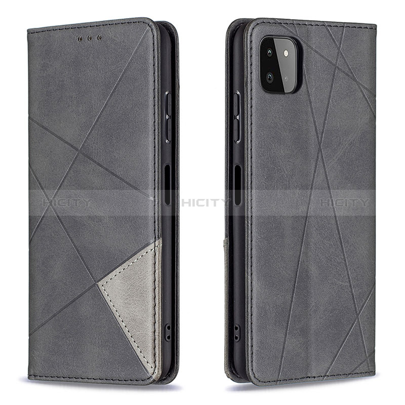 Coque Portefeuille Livre Cuir Etui Clapet B07F pour Samsung Galaxy A22s 5G Noir Plus