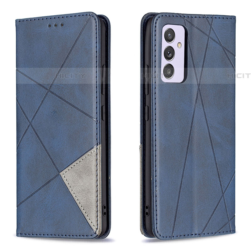 Coque Portefeuille Livre Cuir Etui Clapet B07F pour Samsung Galaxy A24 4G Bleu Plus