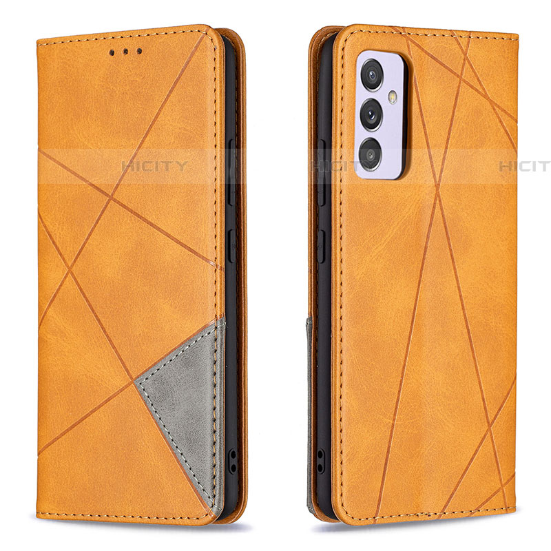 Coque Portefeuille Livre Cuir Etui Clapet B07F pour Samsung Galaxy A24 4G Brun Clair Plus