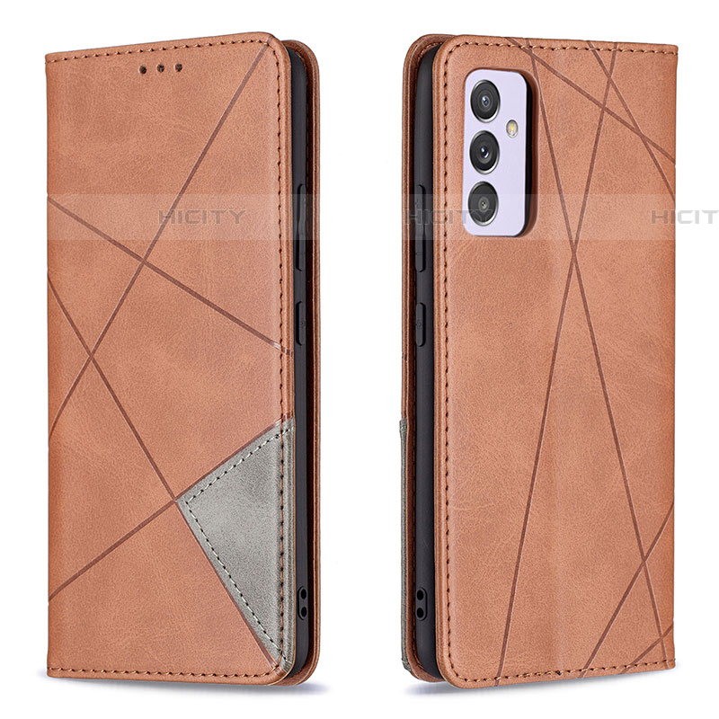 Coque Portefeuille Livre Cuir Etui Clapet B07F pour Samsung Galaxy A24 4G Marron Plus