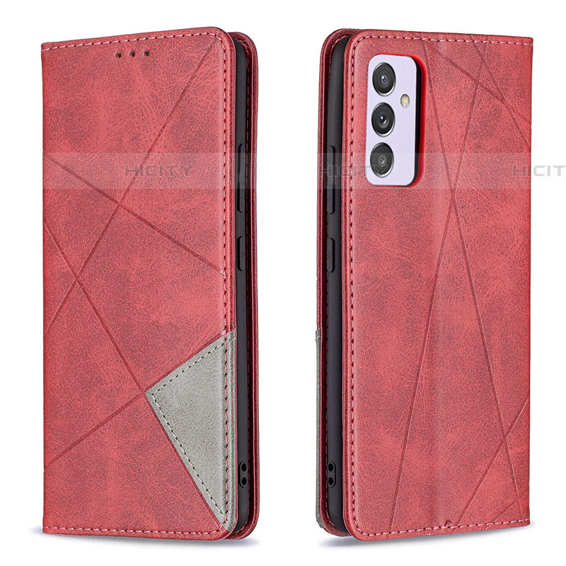 Coque Portefeuille Livre Cuir Etui Clapet B07F pour Samsung Galaxy A24 4G Rouge Plus