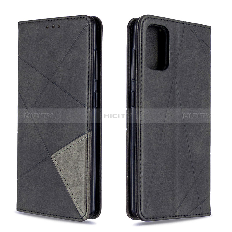 Coque Portefeuille Livre Cuir Etui Clapet B07F pour Samsung Galaxy A41 Noir Plus