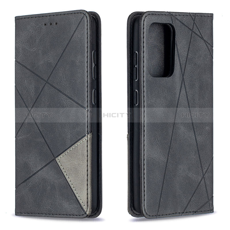 Coque Portefeuille Livre Cuir Etui Clapet B07F pour Samsung Galaxy A52s 5G Noir Plus