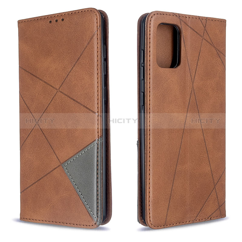 Coque Portefeuille Livre Cuir Etui Clapet B07F pour Samsung Galaxy A71 4G A715 Marron Plus