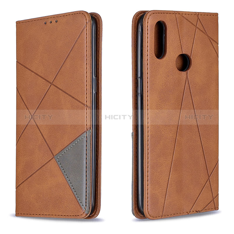 Coque Portefeuille Livre Cuir Etui Clapet B07F pour Samsung Galaxy M01s Marron Plus