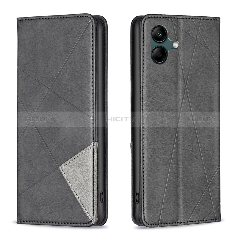 Coque Portefeuille Livre Cuir Etui Clapet B07F pour Samsung Galaxy M04 Noir Plus