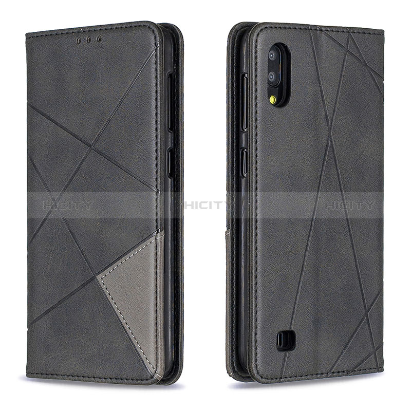 Coque Portefeuille Livre Cuir Etui Clapet B07F pour Samsung Galaxy M10 Noir Plus