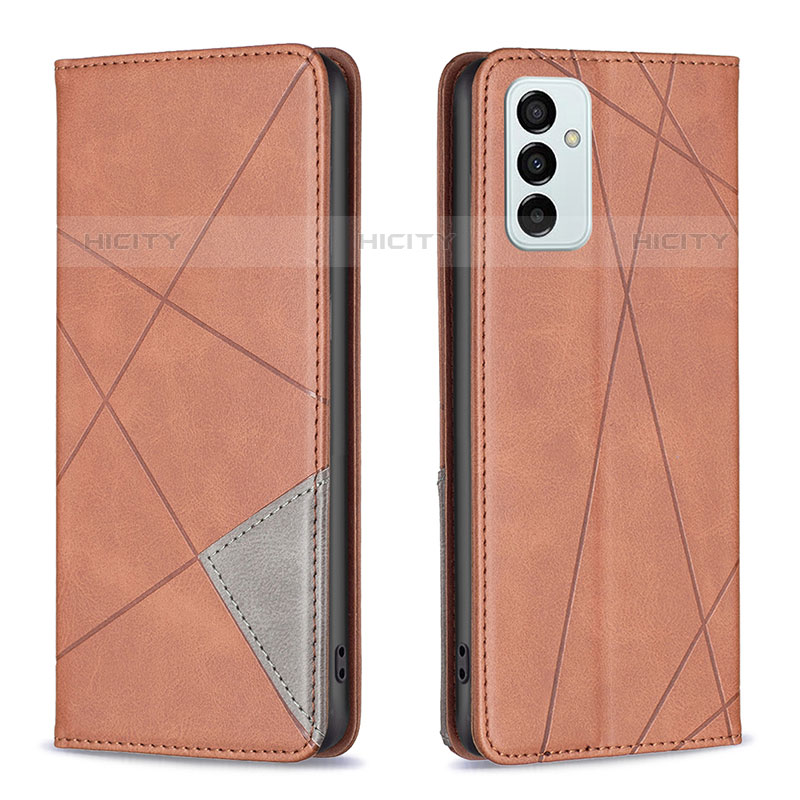 Coque Portefeuille Livre Cuir Etui Clapet B07F pour Samsung Galaxy M23 5G Marron Plus