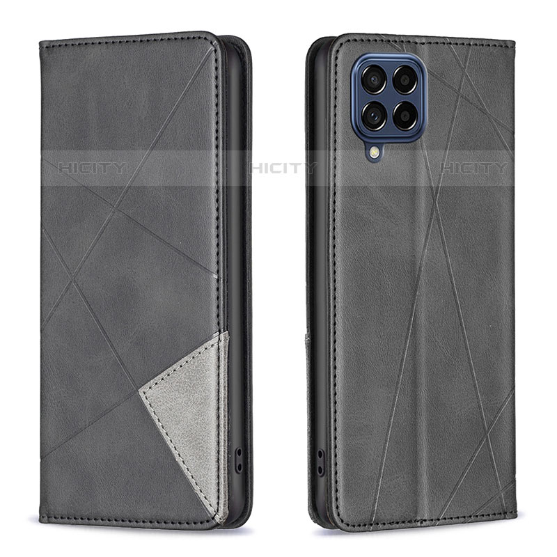 Coque Portefeuille Livre Cuir Etui Clapet B07F pour Samsung Galaxy M53 5G Noir Plus