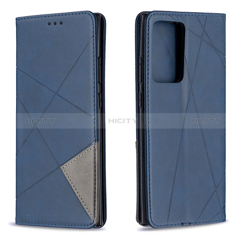 Coque Portefeuille Livre Cuir Etui Clapet B07F pour Samsung Galaxy Note 20 Ultra 5G Bleu Plus