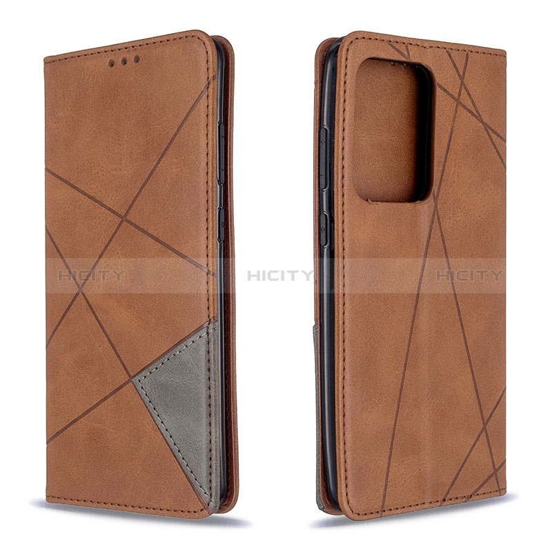 Coque Portefeuille Livre Cuir Etui Clapet B07F pour Samsung Galaxy S20 Plus 5G Marron Plus