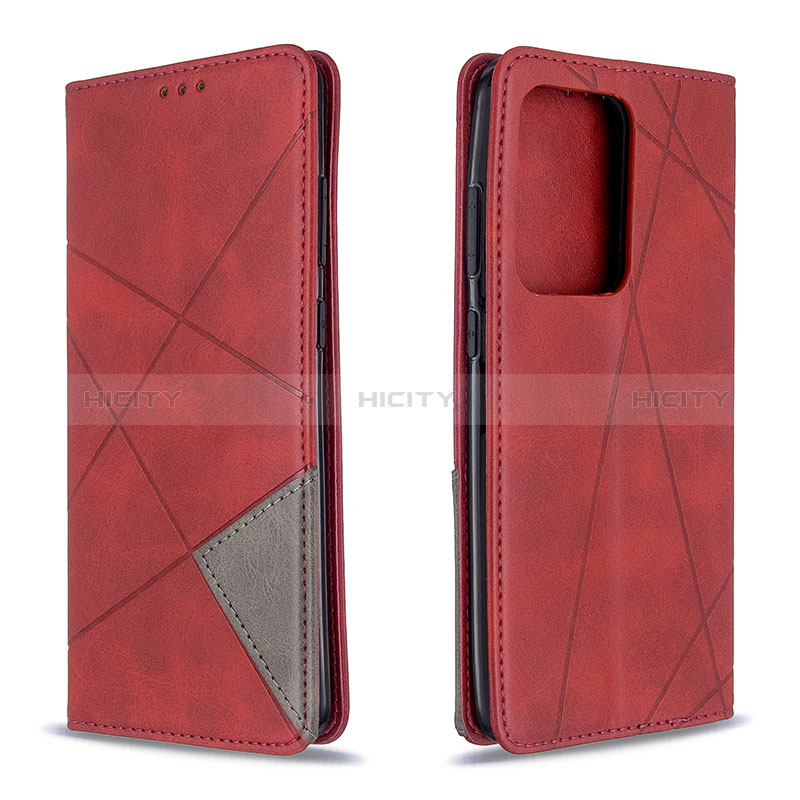 Coque Portefeuille Livre Cuir Etui Clapet B07F pour Samsung Galaxy S20 Plus 5G Rouge Plus