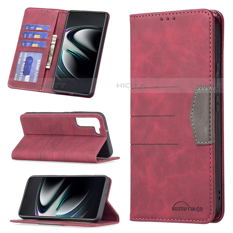 Coque Portefeuille Livre Cuir Etui Clapet B07F pour Samsung Galaxy S21 FE 5G Plus